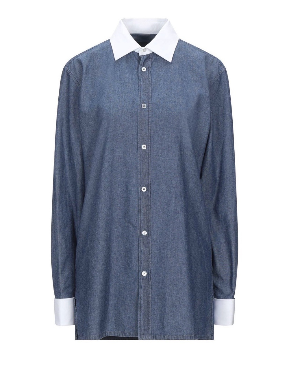 MAISON MARGIELA
Denim shirts
4 (US) - Classic Blue Contrast-Collar women shirts